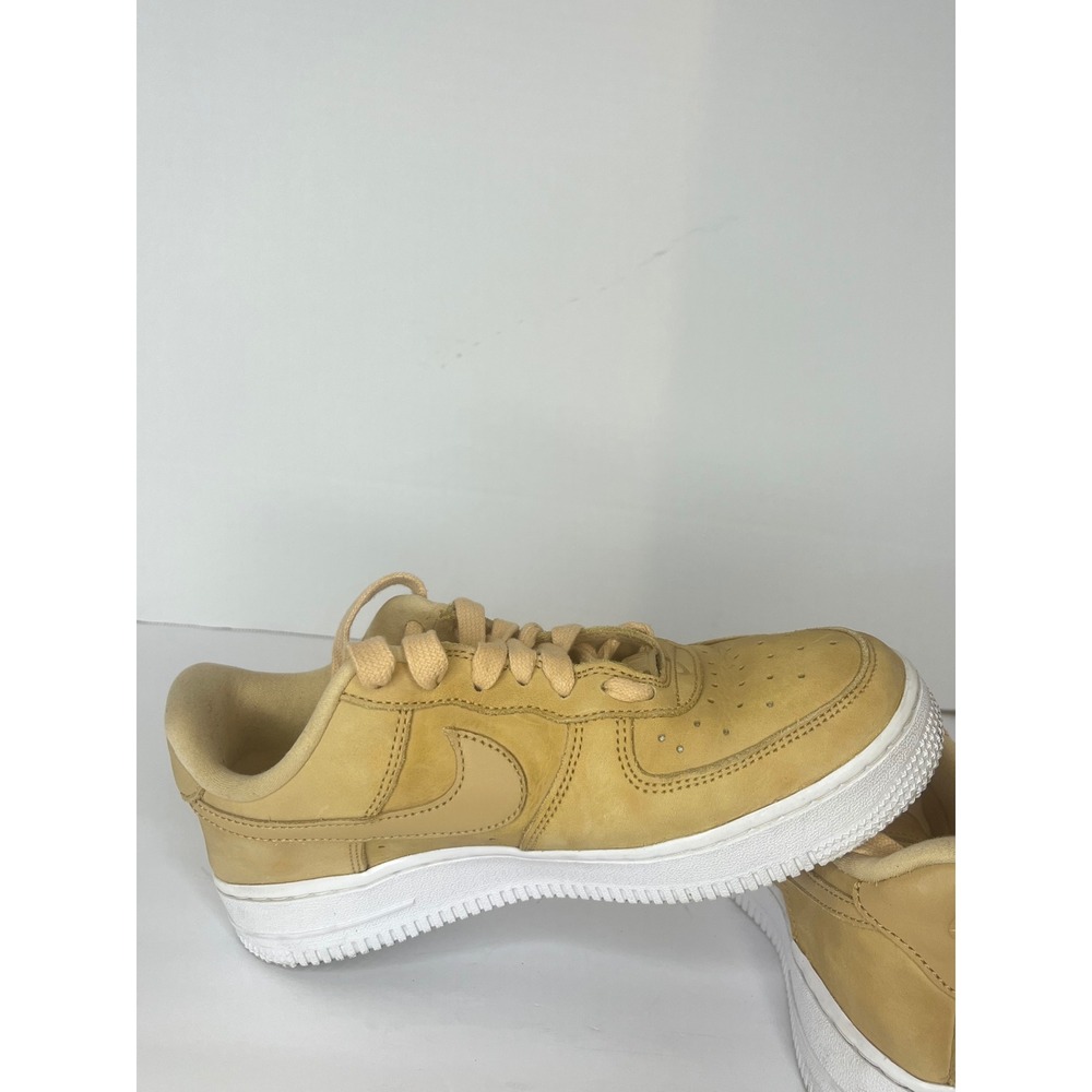 Nike Air Force 1 '07 LV8 Wheat Flax Tan Nubuck Low Sneakers Women's 7 DR9503-201 - Picture 14 of 16
